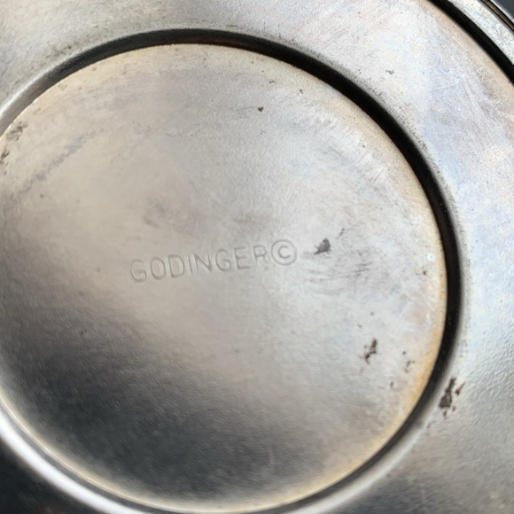Vintage Godinger Silver Plated Basket with Handle - Picture 4 of 6